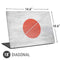 Japanese Flag Distressed Universal Laptop 18in (14.6 x 10.6in) Skin